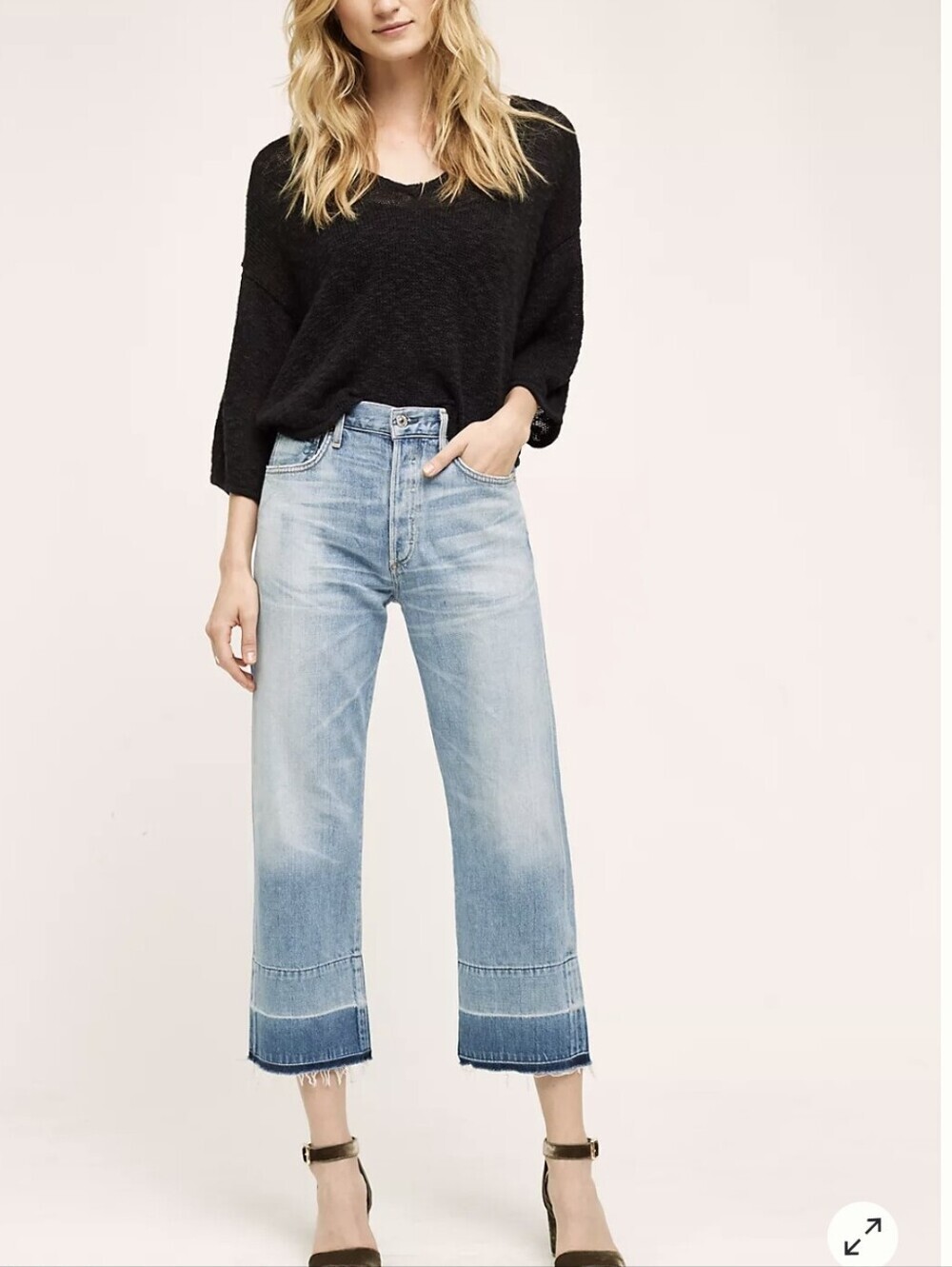 Citizens of Humanity Cora High-Rise Crop Jeans Size 25 NWOT